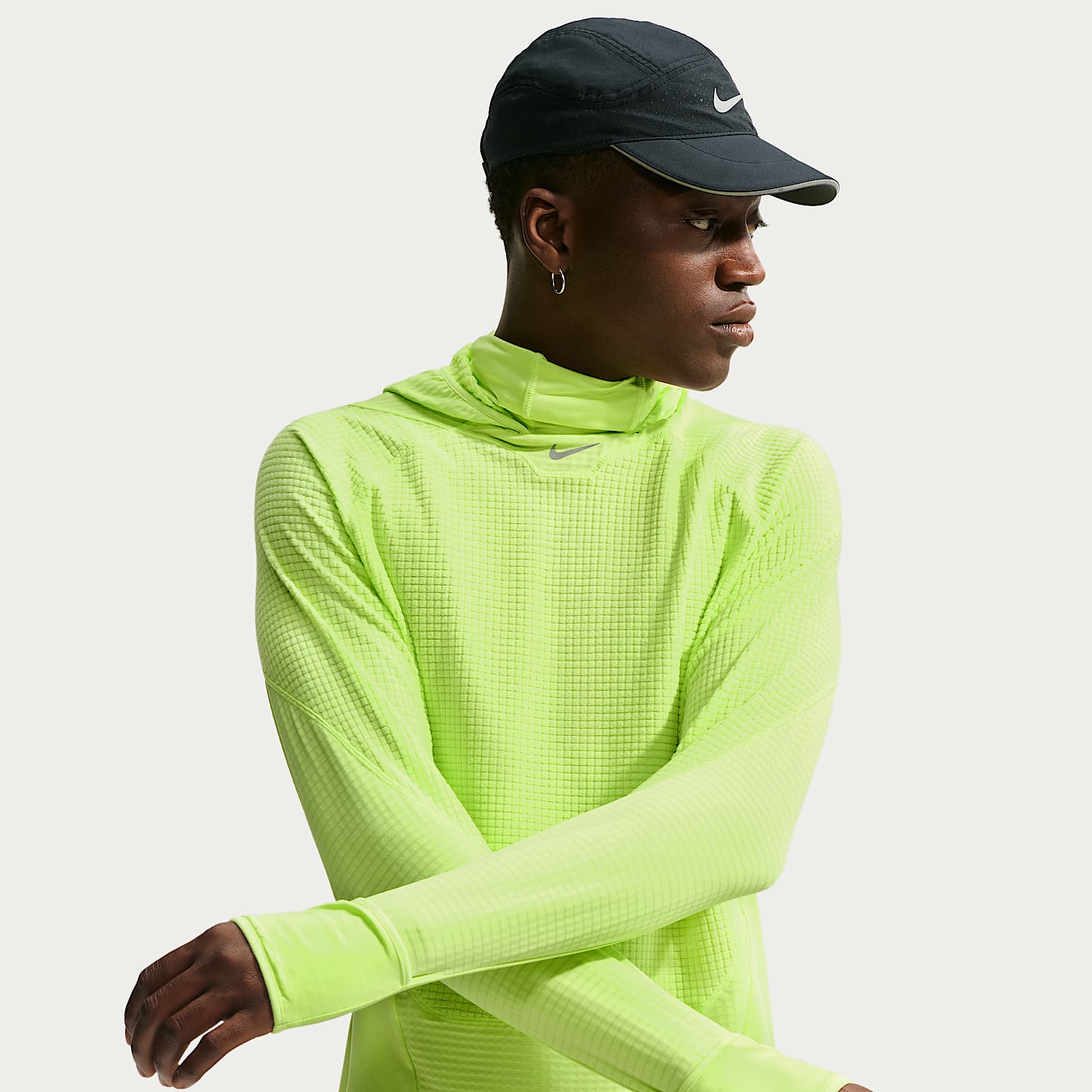Nike Stride Men's Therma-FIT Winterized Running Mid Layer. Nike SI